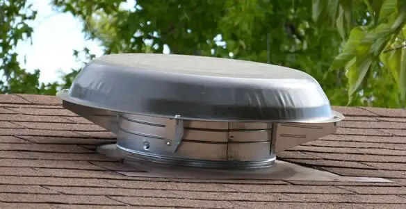 attic fan installation services with low-profile roof ventilation unit in Nashville, TN