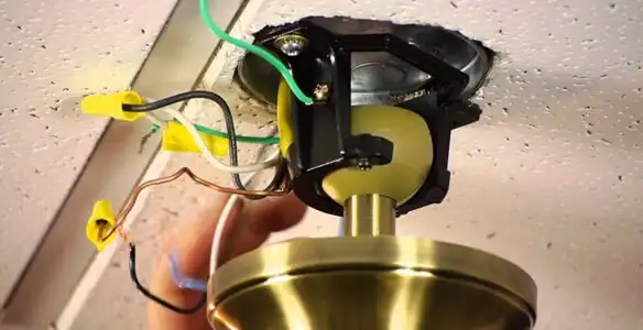 Ceiling fan wiring repair and electrical connection service in Nashville, TN