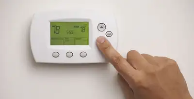 Digital thermostat installation with precise temperature programming in Nashville, TN