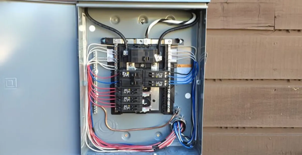electrical panel upgrade service featuring newly installed electrical panel wired by licensed electricians in Nashville, TN