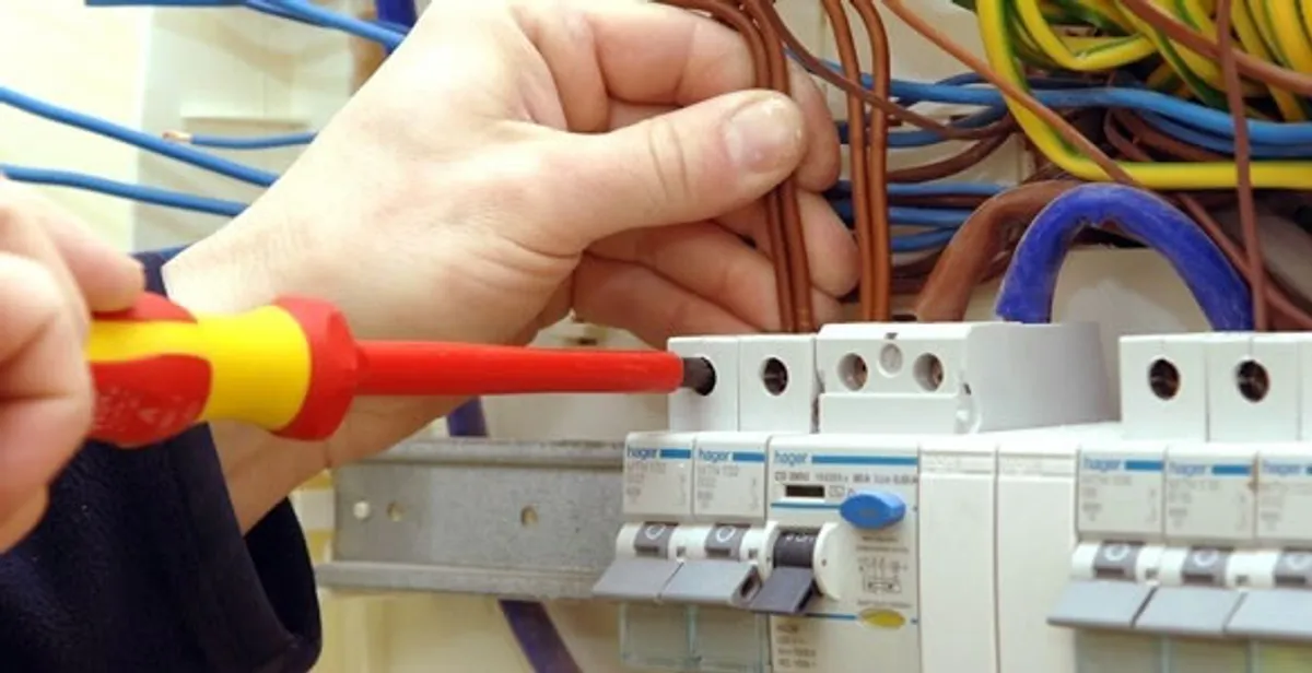 electrician services performing professional electrical panel wiring and connections in Nashville, TN