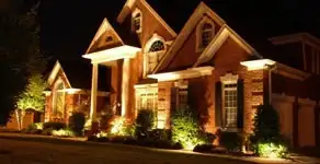electrician services providing professional exterior electrical lighting in Nashville, TN
