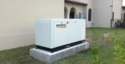 generator installation service showing standby generator professionally installed for residential power backup in Nashville, TN