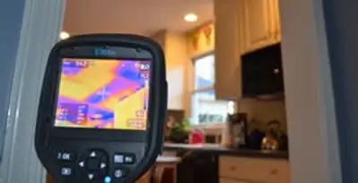 home energy audit service using thermal imaging to evaluate electrical efficiency inside a home in Nashville, TN