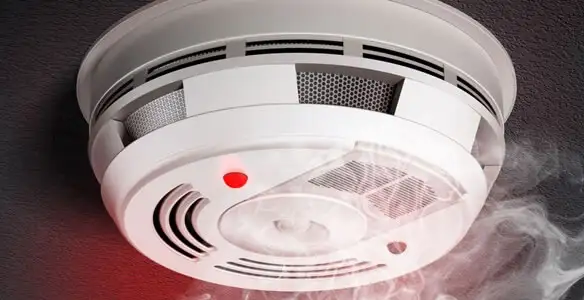 Installed smoke detector providing reliable fire detection in Nashville, TN