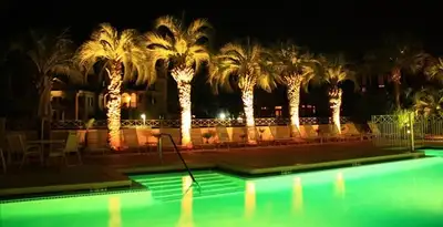 landscape lighting installation services illuminating outdoor recreational areas in Nashville, TN