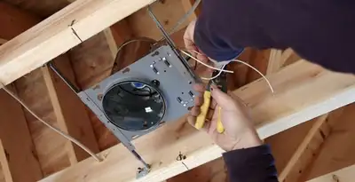 Professional recessed lighting installation with electrical wiring by licensed electricians in Nashville, TN