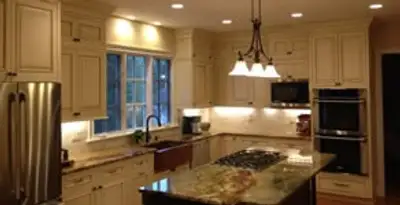 Recessed lighting installation enhancing interior lighting by professional electricians in Nashville, TN