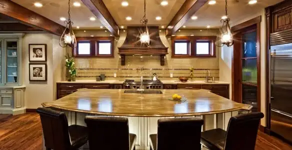 Finished recessed lighting installation providing balanced indoor lighting in Nashville, TN