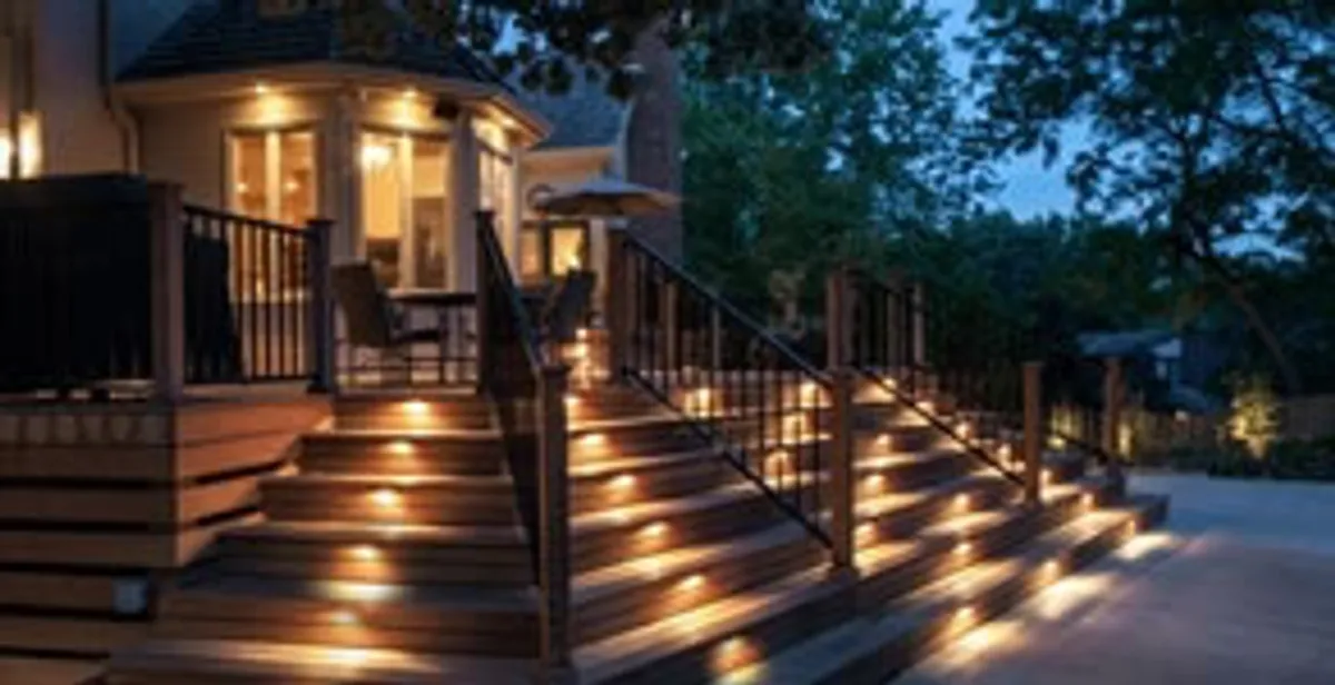Residential electrician installing outdoor lighting for home safety in Nashville, TN