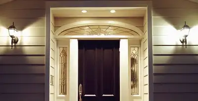 security light installation services with professionally installed entryway lighting in Nashville, TN