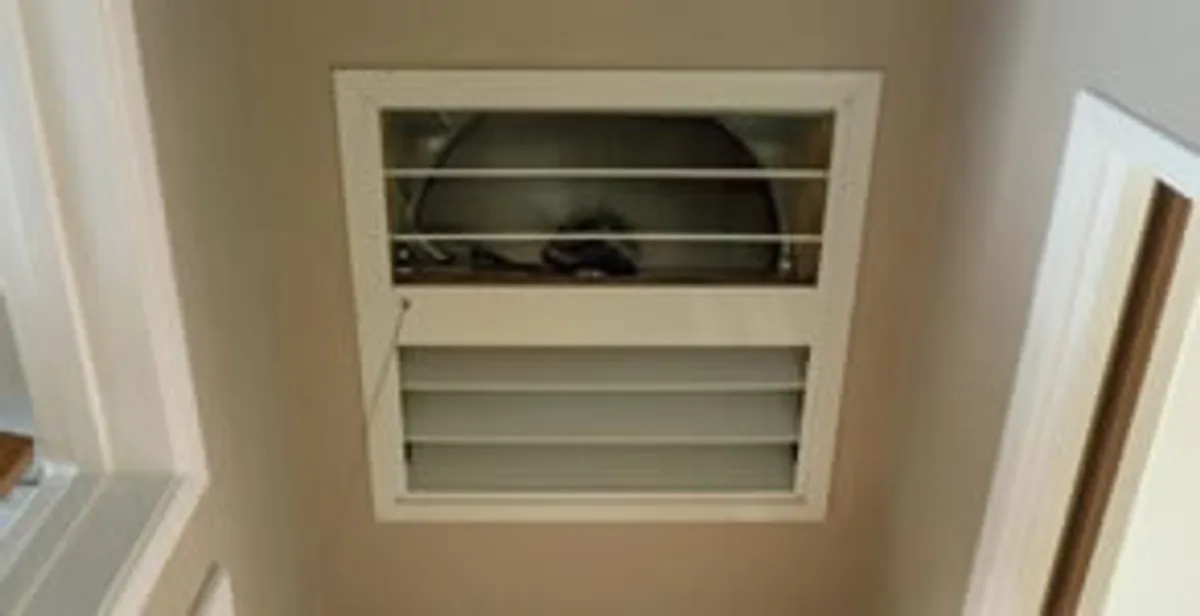 whole house fan installation services with ceiling-mounted ventilation system in Nashville, TN